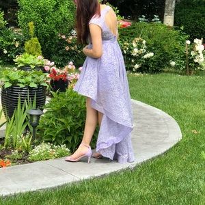 lavender tail dress